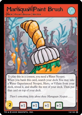 Maraquan Paint Brush - Foil